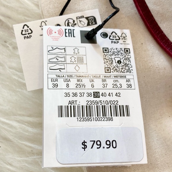 Zara Suede Mid-Heel Ankle Strap Sandals w/Dust Bag - Picture 3 of 15